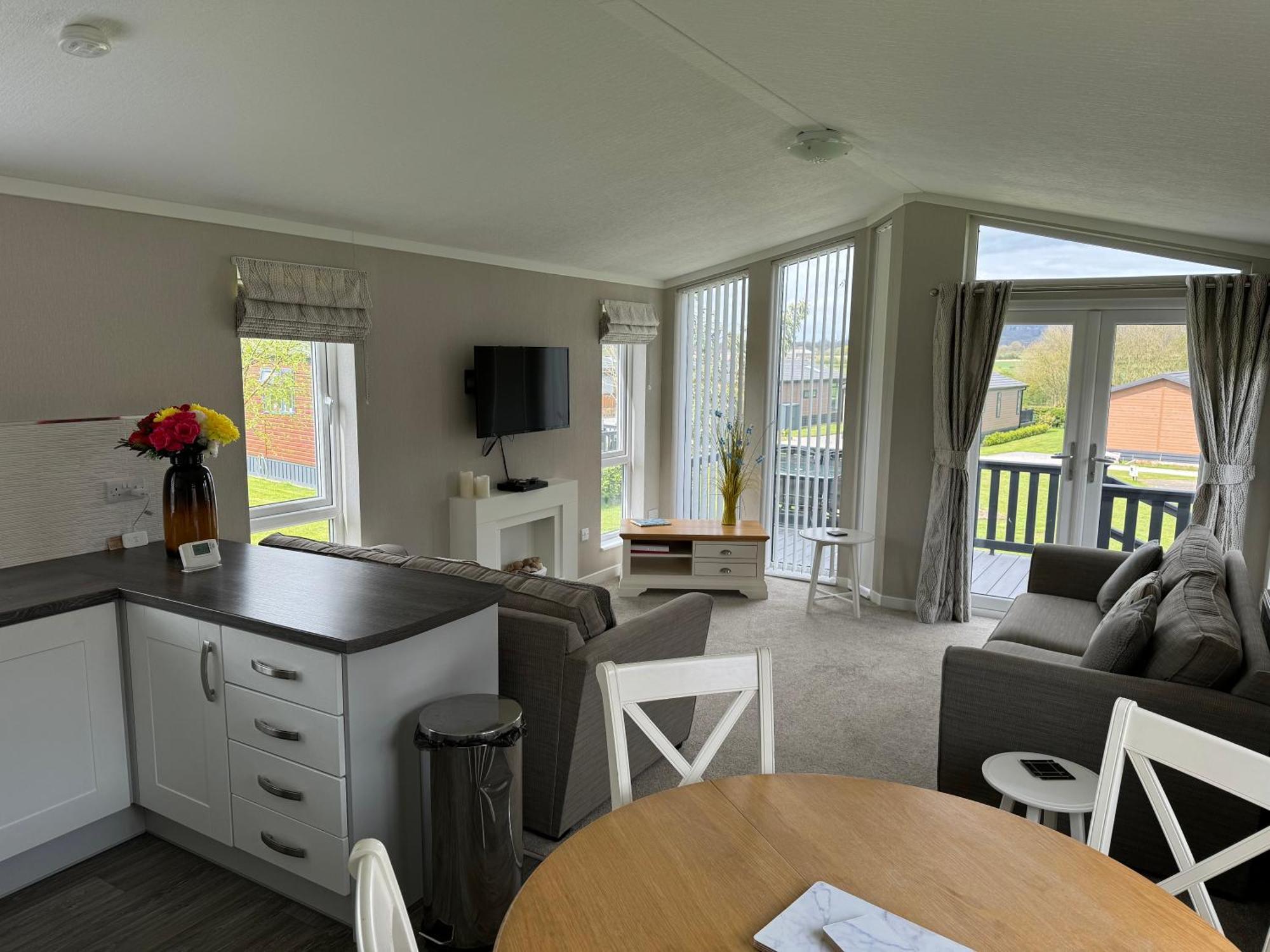 Ferienhaus Meadow View At Hollin Barn Park Thirsk,north Yorks Thirsk